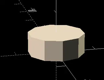 Simple extruded cylinder