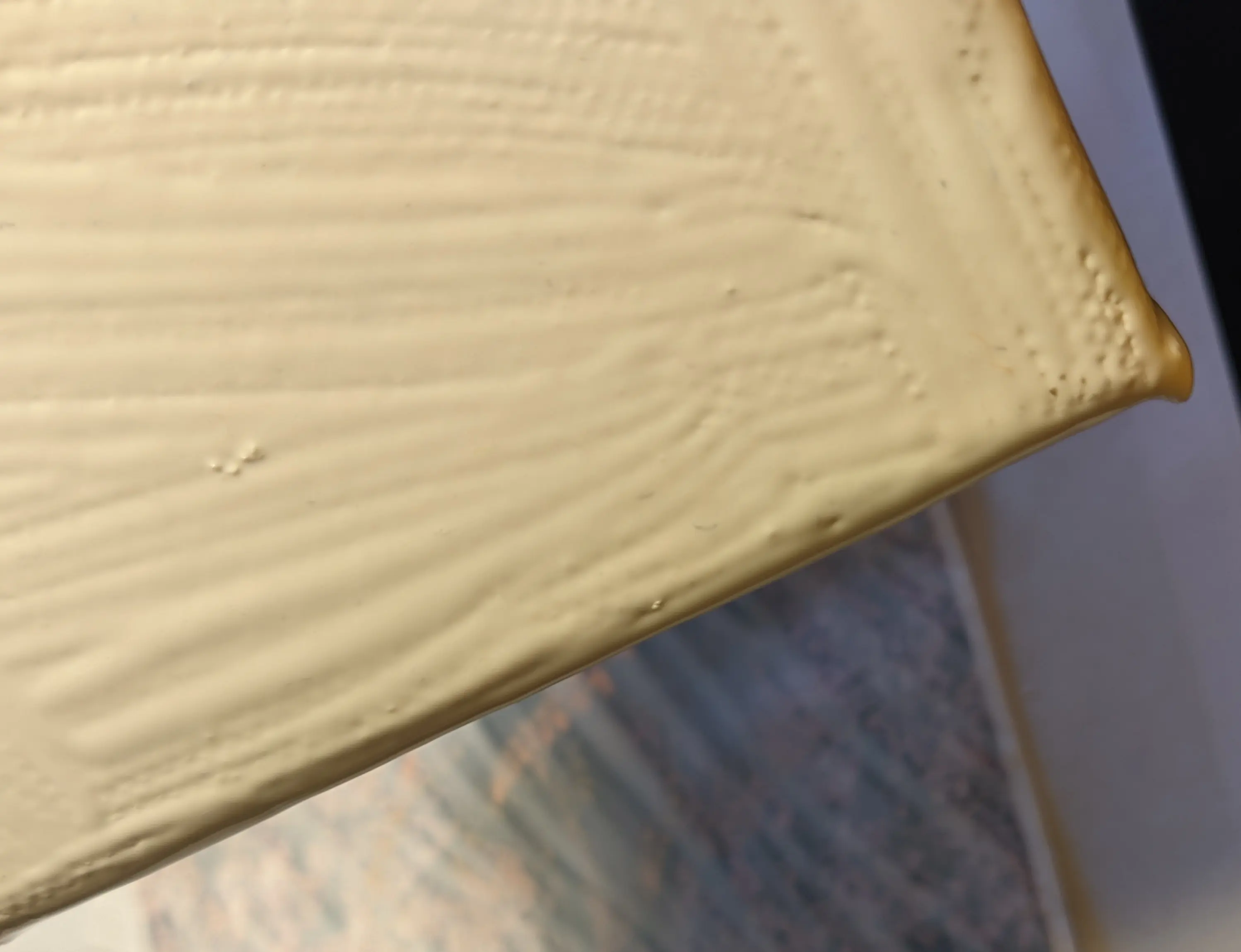 Canvas with glue on it